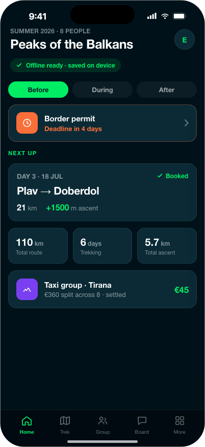 App screen 1